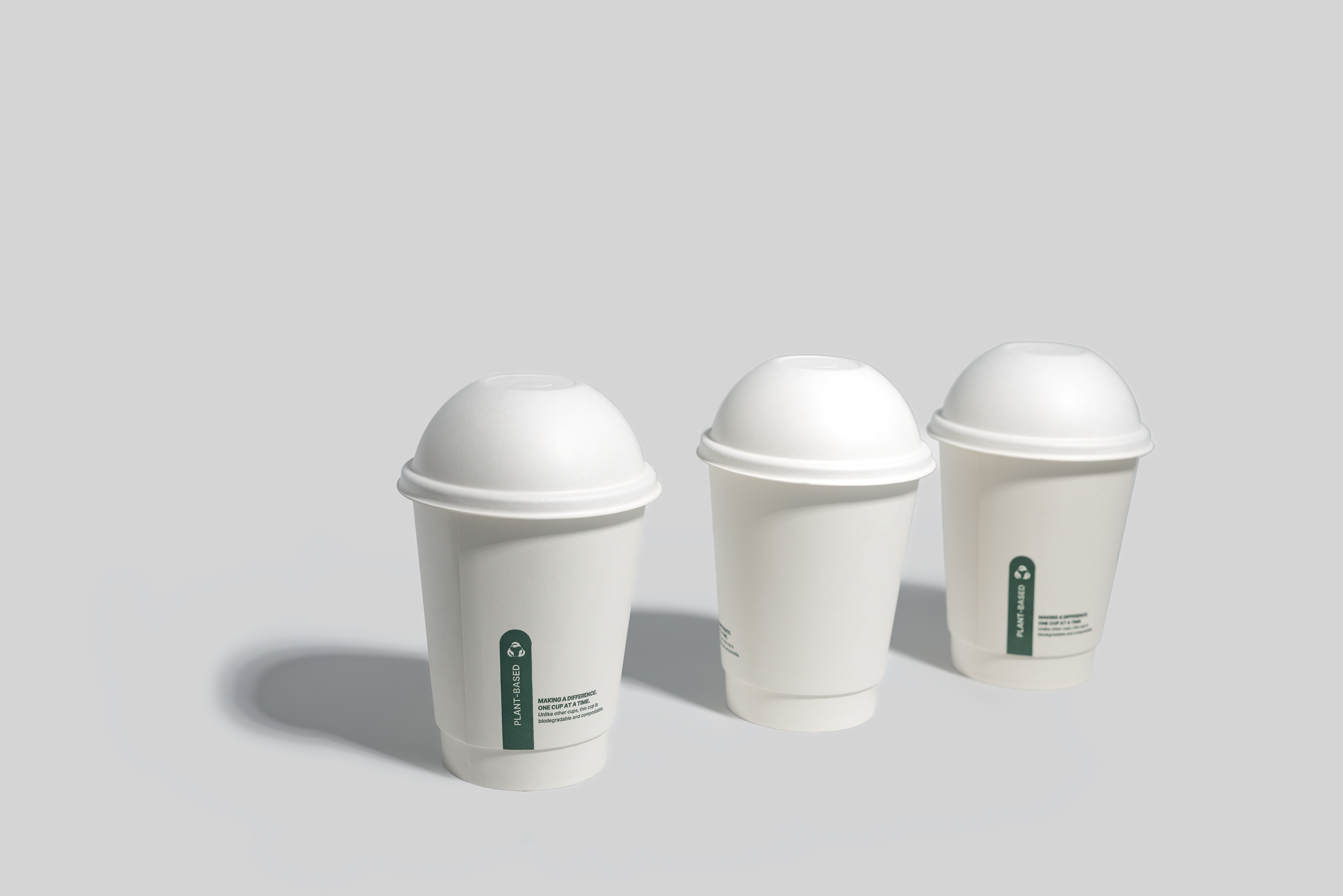 Plant-Based Cup with Dome Lid