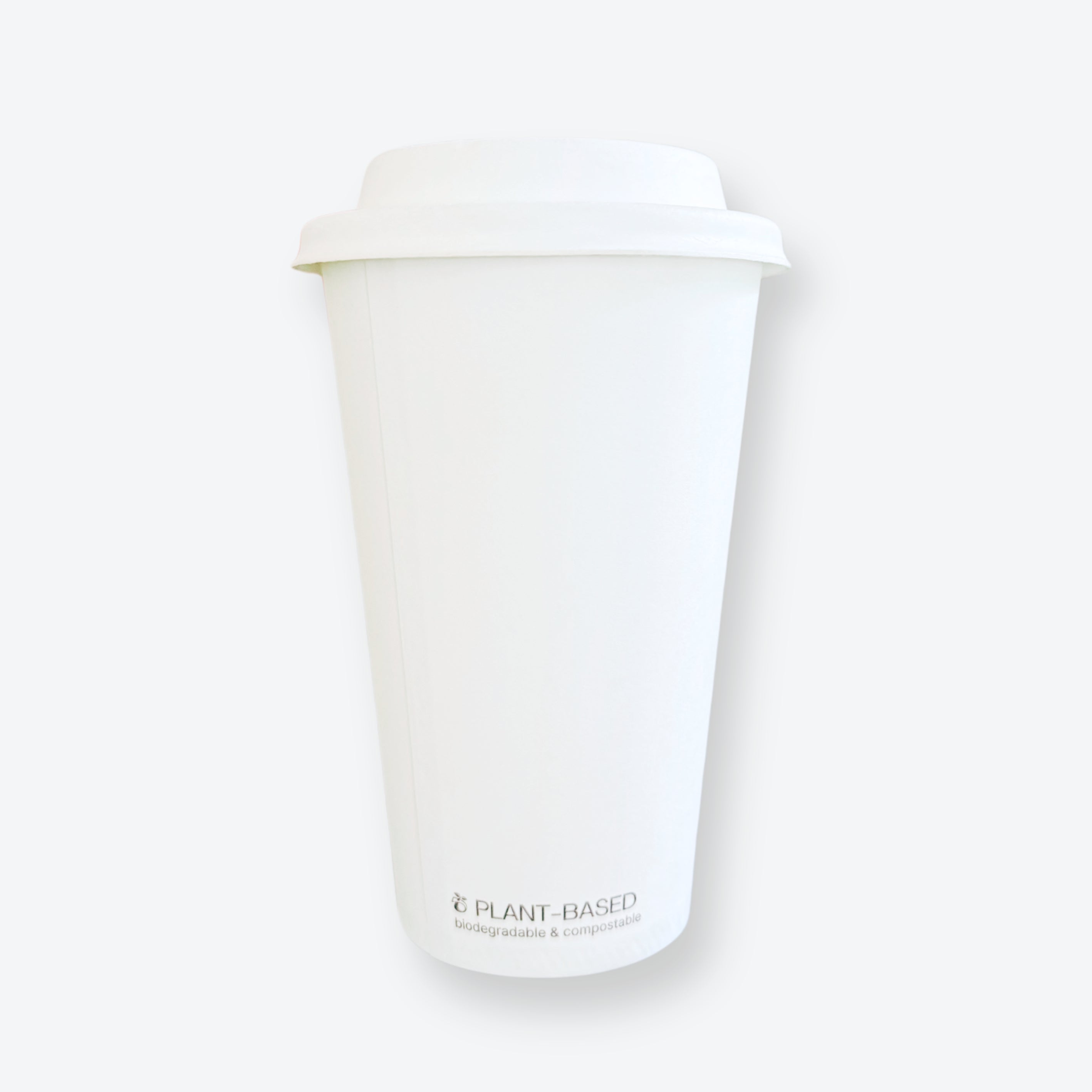 Plant-Based Cup with Strawless Lid