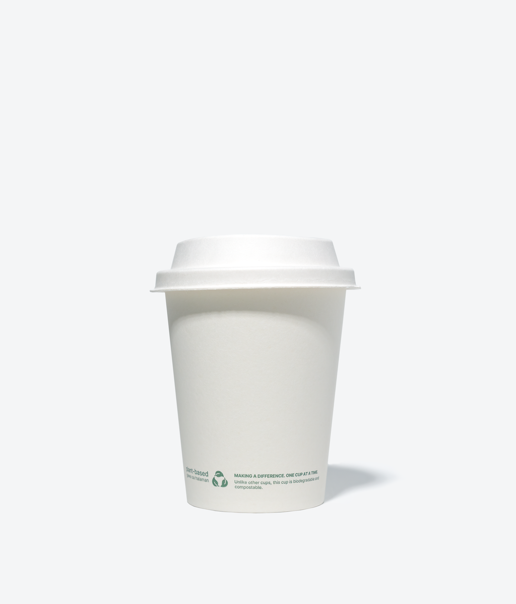 Plant-Based Cup with Strawless Lid